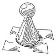 Checkered Chess Board Symbol Drawing Jigsaw Puzzle by Frank Ramspott -  Pixels
