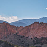 Garden Of The Gods Gray Rock Art Print