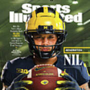 Generation Nil - Michigan Running Back Blake Corum, October 2023 Sports Illustrated Cover Art Print