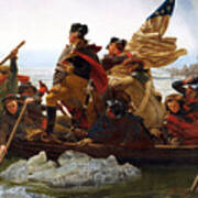 George Washington Crossing The Delaware Art Print