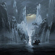 Ghost Ship Series The Lost Expedition Art Print
