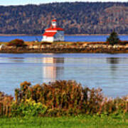 Gilberts Cove Lighthouse Art Print