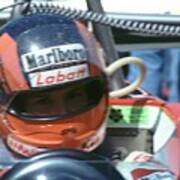 Gilles Villeneuve. 1980 United States Grand Prix West Art Print