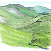 Glen Taitneach - Perthshire Art Print