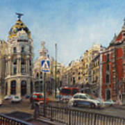 Gran Via, Madrid Iii Art Print
