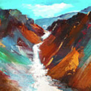 Grand Canyon Of The Yellowstone Art Print