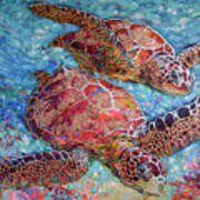 Grand Sea Turtles Art Print