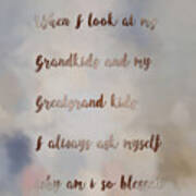 Grandkids Art Print