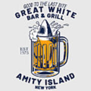 Great White Bar And Grill, Amity Island Art Print