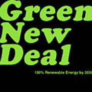 Green New Deal 2030 Art Print