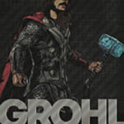 And The Thunder Grohls Art Print