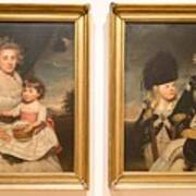 Hannah Owen Jarvis  Nee Peters  With Her Daughters Maria Lavinia And Augusta Honoria Jarvis   Willi Art Print