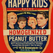 Happy Kids Homogenized Peanut Butter Art Print