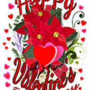Happy Valentine's Day February 14th Art Print