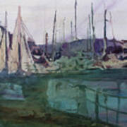 Harbor Abstract Ii Art Print