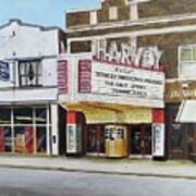 Harvey Theater Art Print