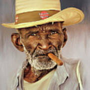 Havana Smoker Art Print