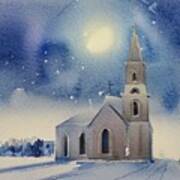 He Is Born, Christmas In New England, 2022 Art Print