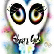 Heart And Soul Ghostly Impression Good Spirited Art Print