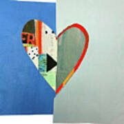 Heart Collage #70 Art Print