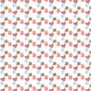 Heart Star Swirl Pattern Art Print