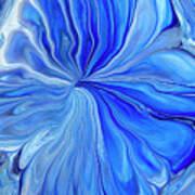 Hibiscus Blues Art Print