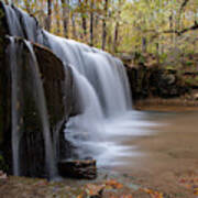 Hidden Falls Vertical Signed Art Print