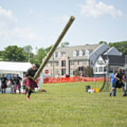 Highland Games - Caber Toss Art Print