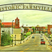 Historic Farmville Virginia Art Print
