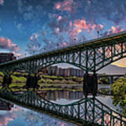 Historic Gay Street Bridge At Knoxville Art Print