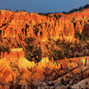 Hoodoos Sunset Bryce Canyon National Park Art Print