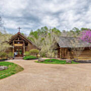 Hope Wilderness Log Chapel Art Print