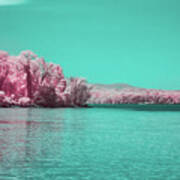 Hudson Valley In Brilliant Infrared Art Print