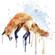 Hunting Fox Art Print