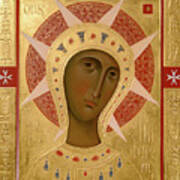 Icon Of Our Lady Of Filermo. Art Print