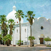 Immaculate Conception Church Ajo Arizona Art Print