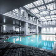 Indoor Pool At The Grand Hotel - Toronto Art Print