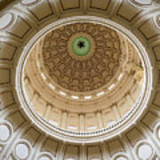 Inside The Dome Texas Capitol Art Print