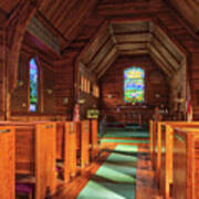 Interior Design Tiffany St. Matthews Episcopal Chapel New Hampshire Art Print