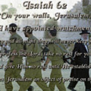 Isaiah 62 Soldiers And Rabbi Art Print