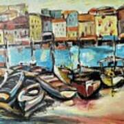 Italian Marina Art Print