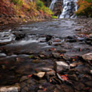 Ithaca Falls Fall 2020 Art Print