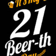 OrangePieces Its My 21 Beer th Day Birthday Milestone Funny Beer Gift Unisex Sweatshirt