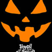 Jack-o-lantern Pumpkin Happy Halloween Art Print