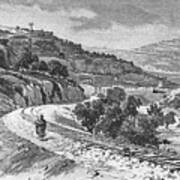 Jaffa Jerusalem Railway In 1893 Art Print