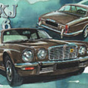 Jaguar Xj6 Art Print
