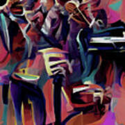 Jazz Band Art Print