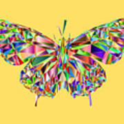 Jeweled Butterfly Art Print