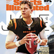 Joe Burrow 2022 Nfl Football Preview Sports Illustrated Issue Cover Art Print