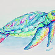 Key West Turtle 2021 Art Print
